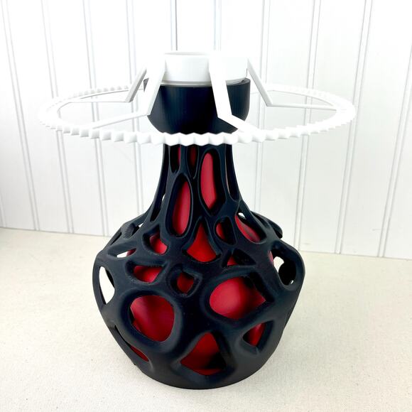 Sculptural Table Lamp, Slime Table Lamp, Desk Lamp and Shade, Bedside Lamp - Picture 5 of 10